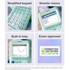 image:imageTI84 Evo Graphing Calculator Texas Instruments Lavender  Intuitive Iconbased Homescreen USBC Charging Python Programming Faster Performance Bigger Graphs than TI84 Plus CEMint