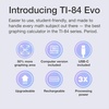 image:imageTI84 Evo Graphing Calculator Texas Instruments Lavender  Intuitive Iconbased Homescreen USBC Charging Python Programming Faster Performance Bigger Graphs than TI84 Plus CELavender
