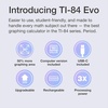 image:imageTI84 Evo Graphing Calculator Texas Instruments Lavender  Intuitive Iconbased Homescreen USBC Charging Python Programming Faster Performance Bigger Graphs than TI84 Plus CEMint