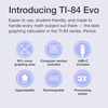 image:imageTI84 Evo Graphing Calculator Texas Instruments Lavender  Intuitive Iconbased Homescreen USBC Charging Python Programming Faster Performance Bigger Graphs than TI84 Plus CEPink