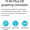 image:imageTexas Instruments TI84 Plus CE Color Graphing Calculator Black